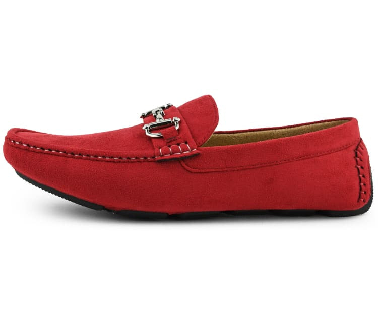 
                      
                        Amali Walken red driving loafers side
                      
                    