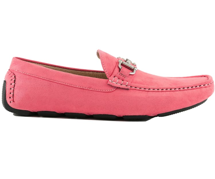 Amali Walken salmon loafers side