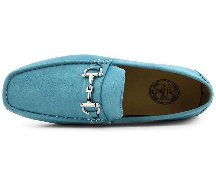 
                      
                        Amali Walken turquoise driving loafers top
                      
                    