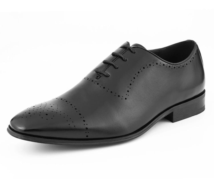 Amali Wyatt black cap toe oxfords main