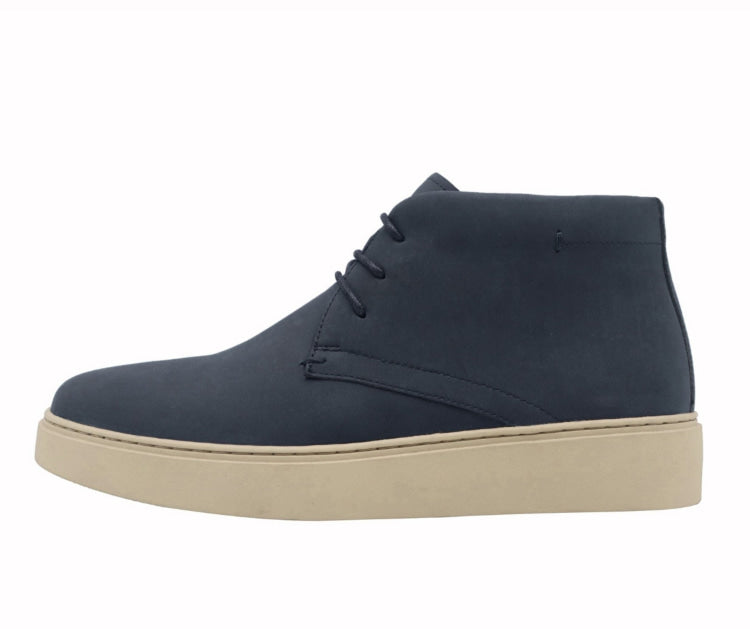 Amali Zale navy desert boots side